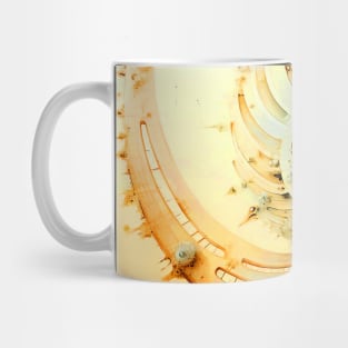 Fibonacci Sequence: Fibonacci Nautilus Shell on a Dark Background Mug